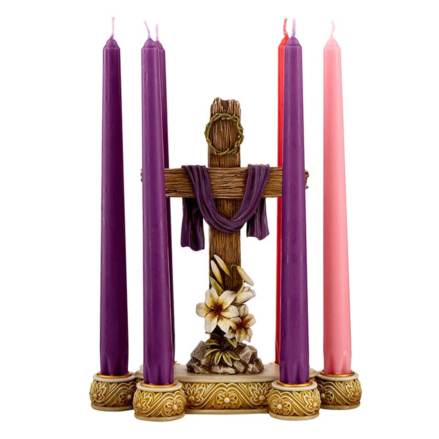 Lent Cross Candleholder