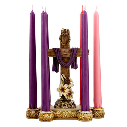 Lent Cross Candleholder