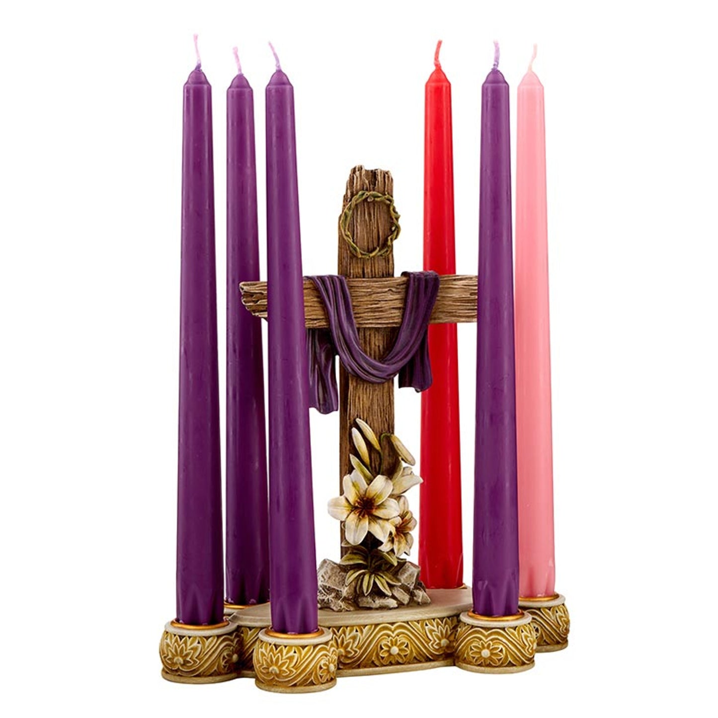 Lent Cross Candleholder