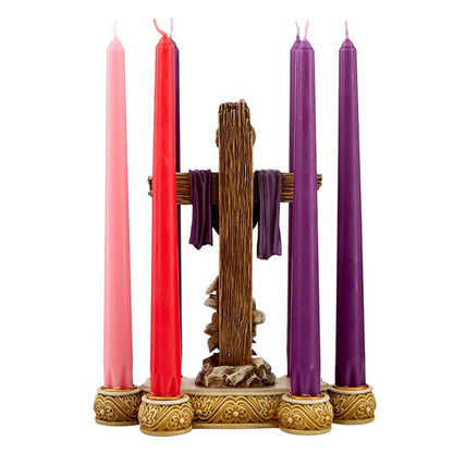 Lent Cross Candleholder