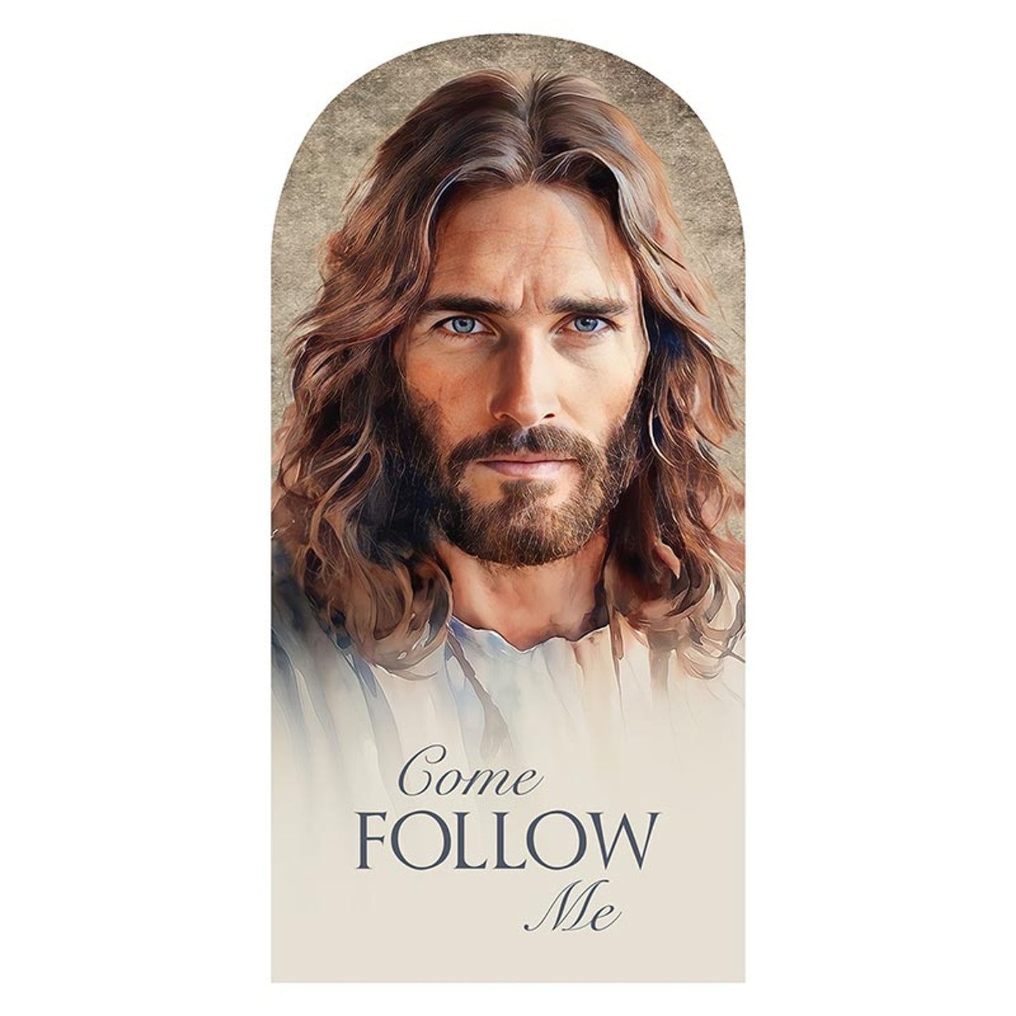 Come Follow Me Arched Plaque 10"