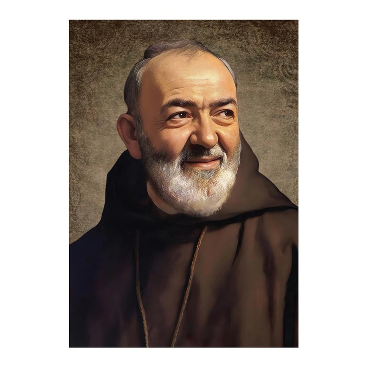 Saint Padre Pio Wood Plaque 5"