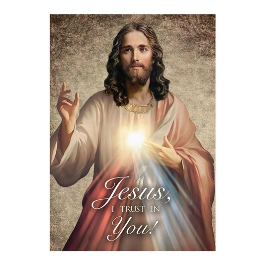 Divine Mercy Wood Plaque 5"