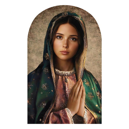Our Lady of Guadalupe Arched Plaque 8"
