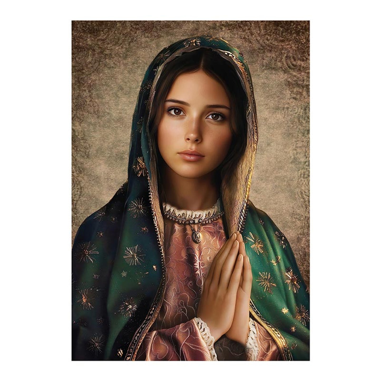 Our Lady of Guadalupe Wood Plaque 5"