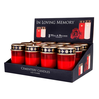 Red Cemetery LED - 5" R2300 - 12/PK