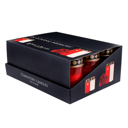 Red Cemetery LED - 5" R2300 - 12/PK