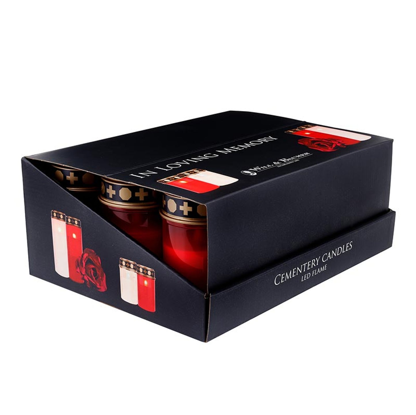 Red Cemetery LED - 5" R2300 - 12/PK