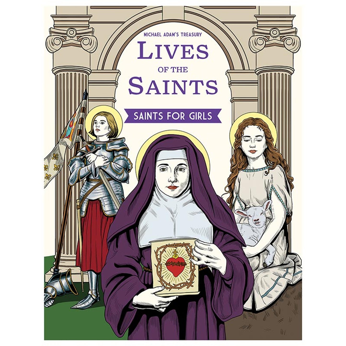 Michael Adams Coloring Book for Girls - 12/PK