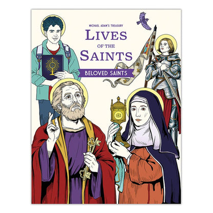 Michael Adams Best Loved Saints Coloring Book - 12/PK