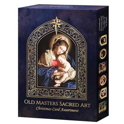 Old Masters Christmas Card Set - 12/PK