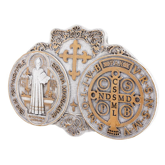 Saint Benedict Medal Plaque