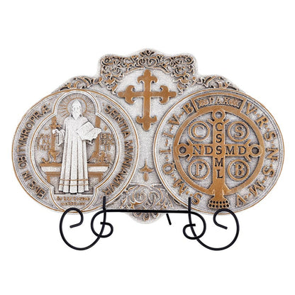Saint Benedict Medal Plaque