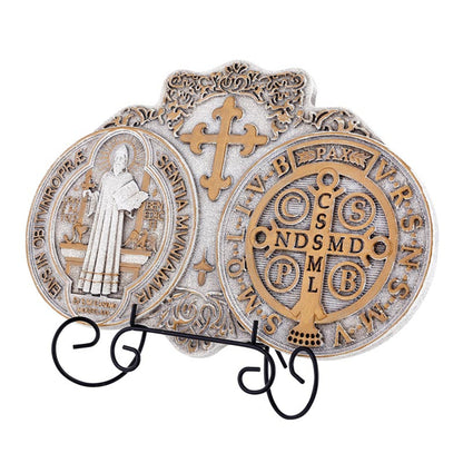 Saint Benedict Medal Plaque