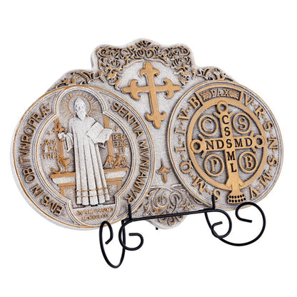 Saint Benedict Medal Plaque