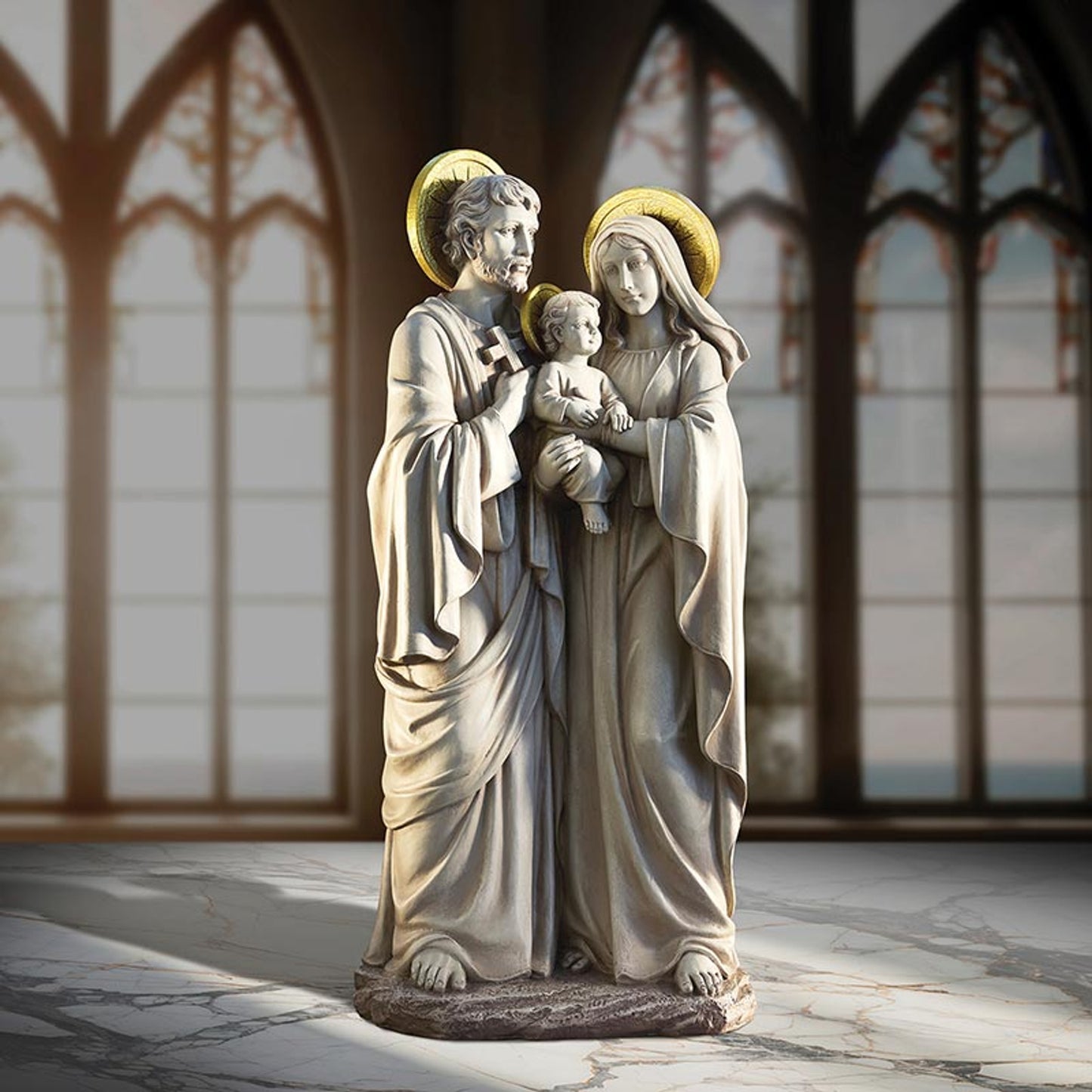 Holy Family Garden Statue