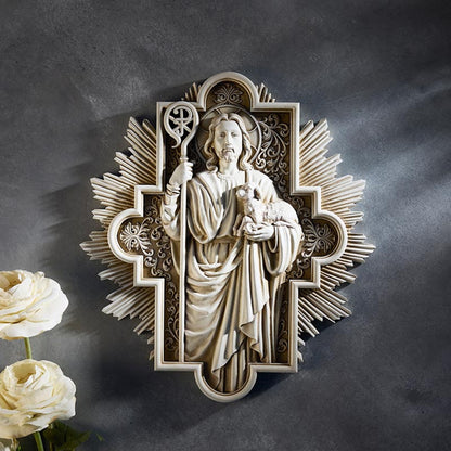 Christ The Good Shepherd Plaque