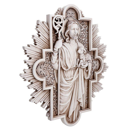 Christ The Good Shepherd Plaque
