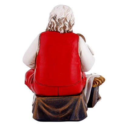 Adoring Santa in Prayer Figurine