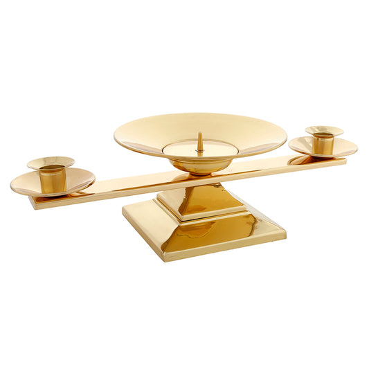 Altar Candle Stick - Square Base