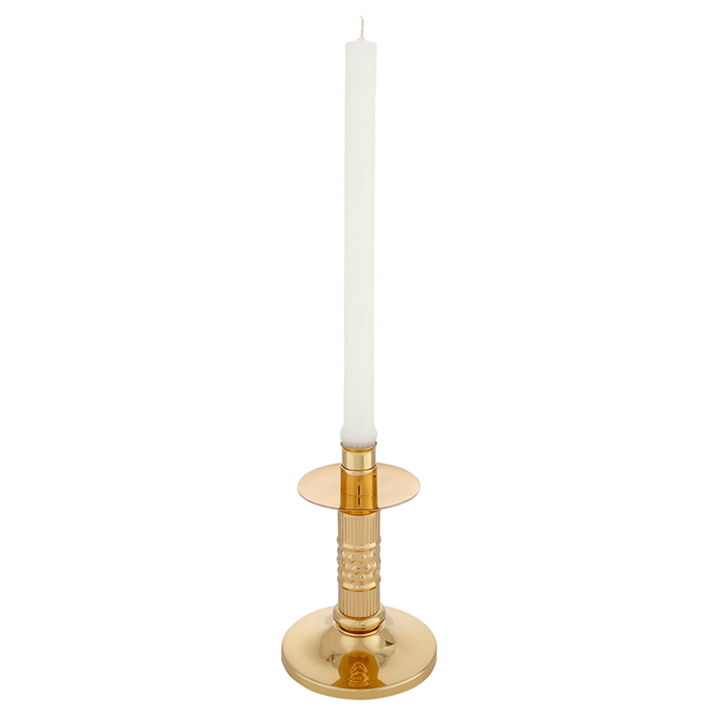 Altar Candle Stick - Round Base
