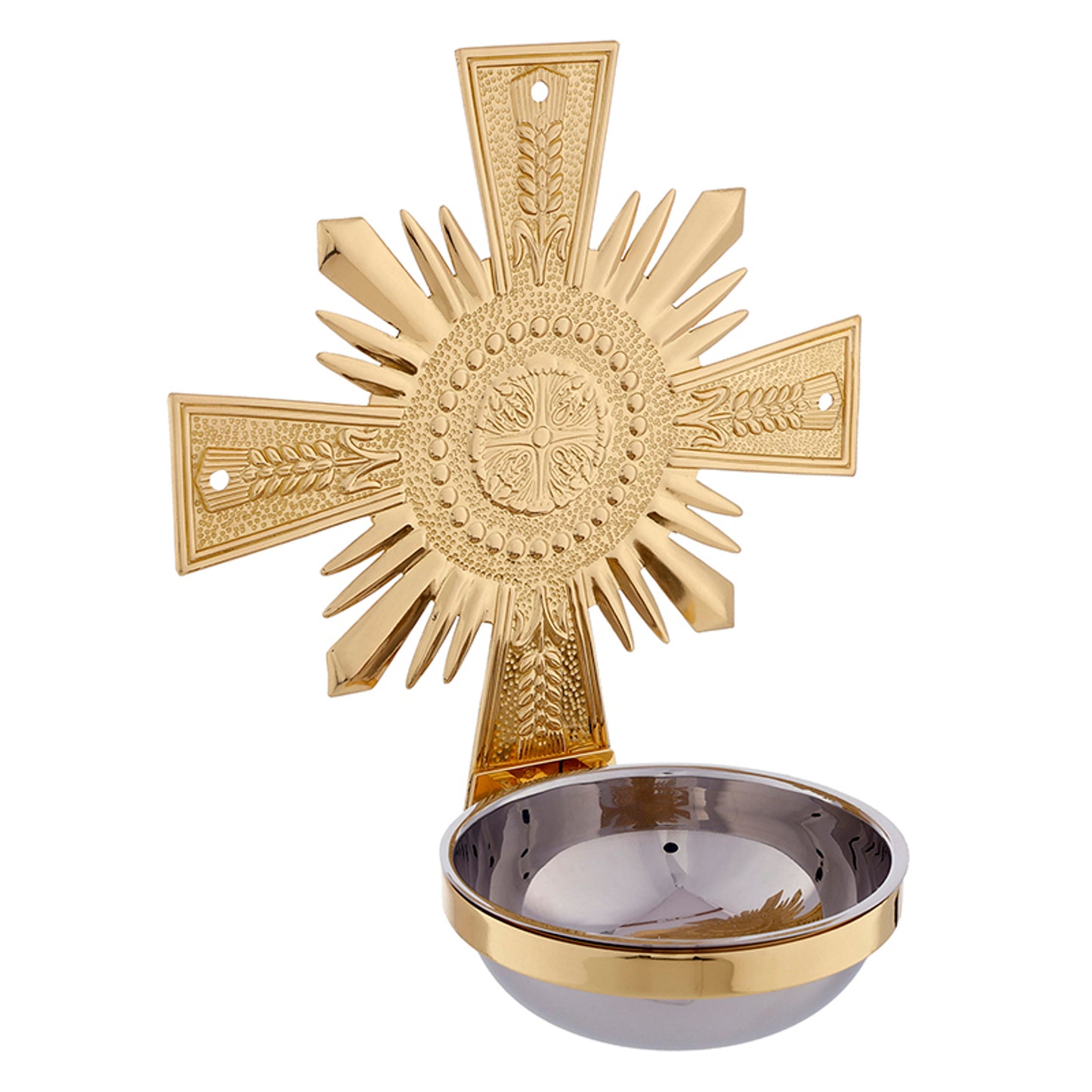 Altar Candle Stick - Hammered Base