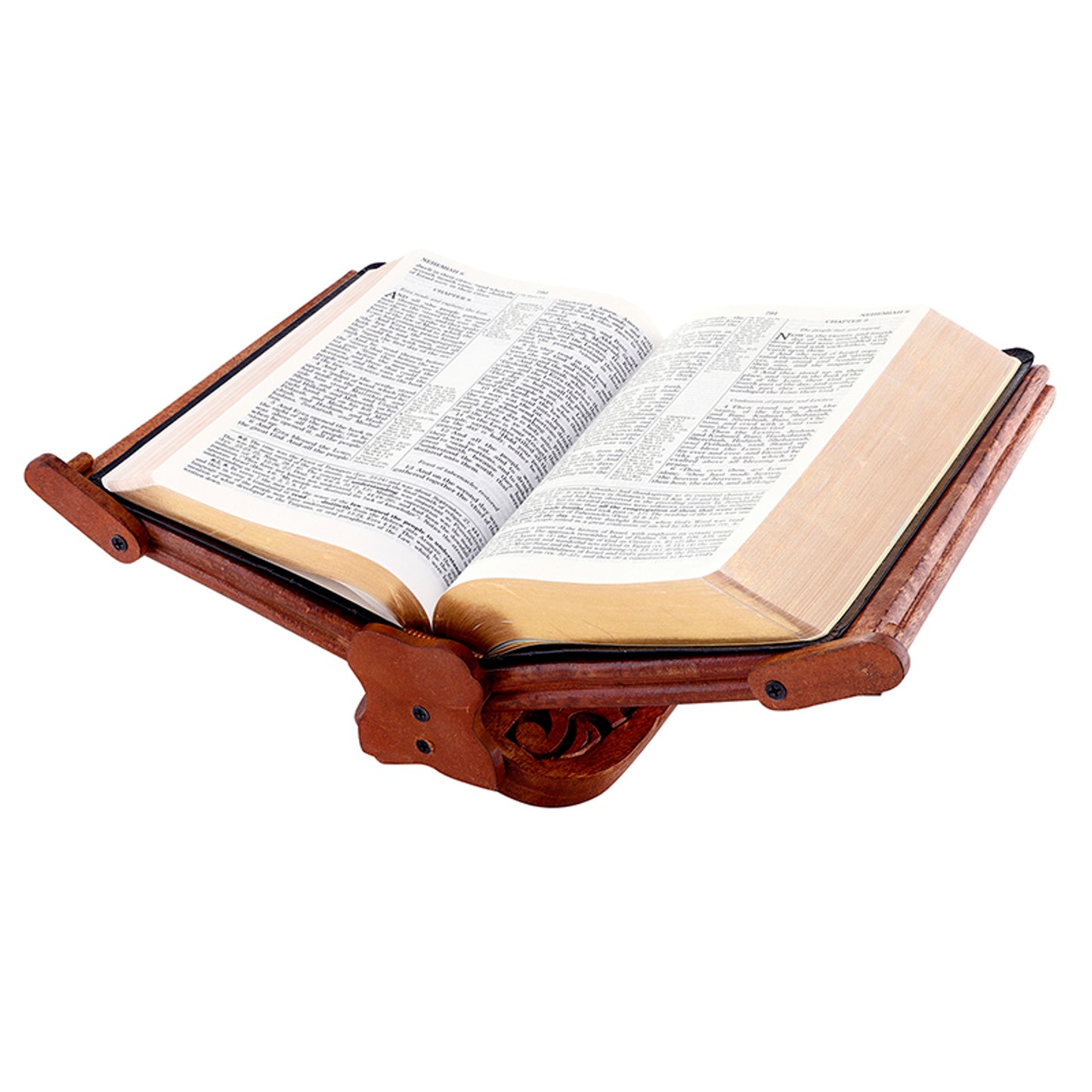 Fleur-de-Lis Folding Bible Stand