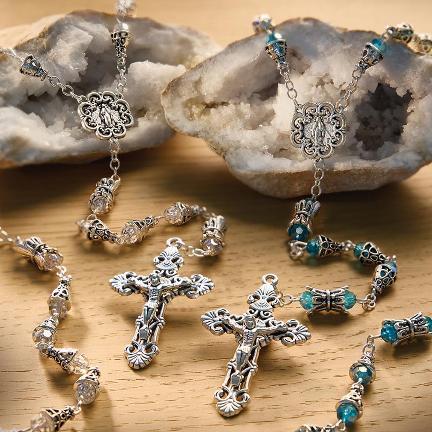 Crystal Santiago de Compostela Rosary