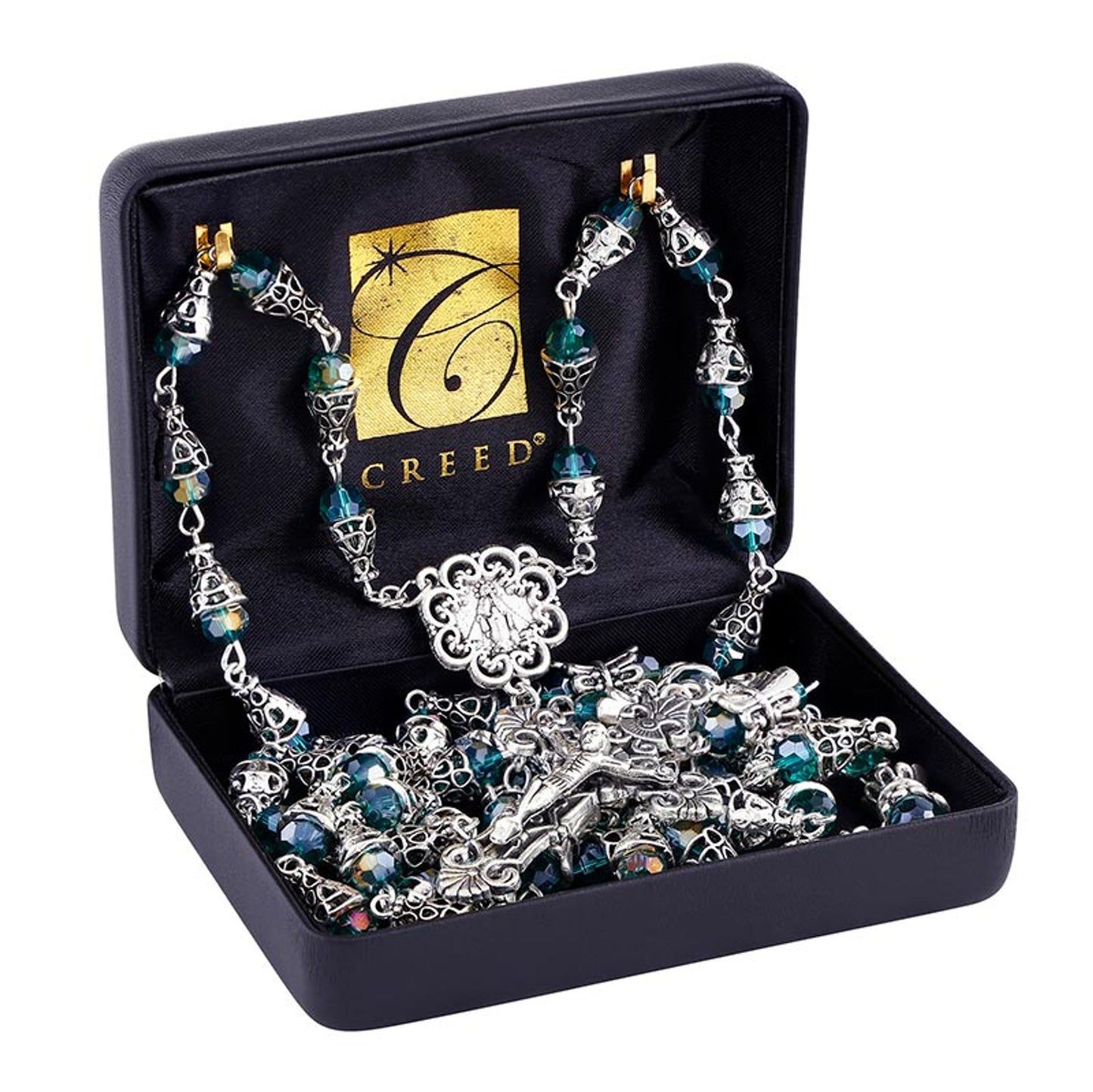 Emerald Santiago de Compostela Rosary