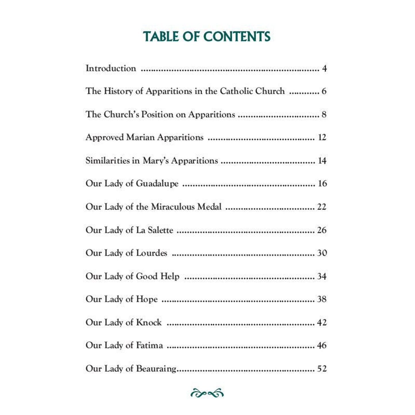 Aquinas Press Prayer Book - The Appearances of the Blessed Virgin Mary