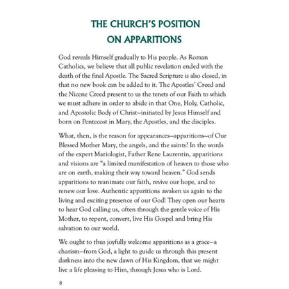 Aquinas Press Prayer Book - The Appearances of the Blessed Virgin Mary