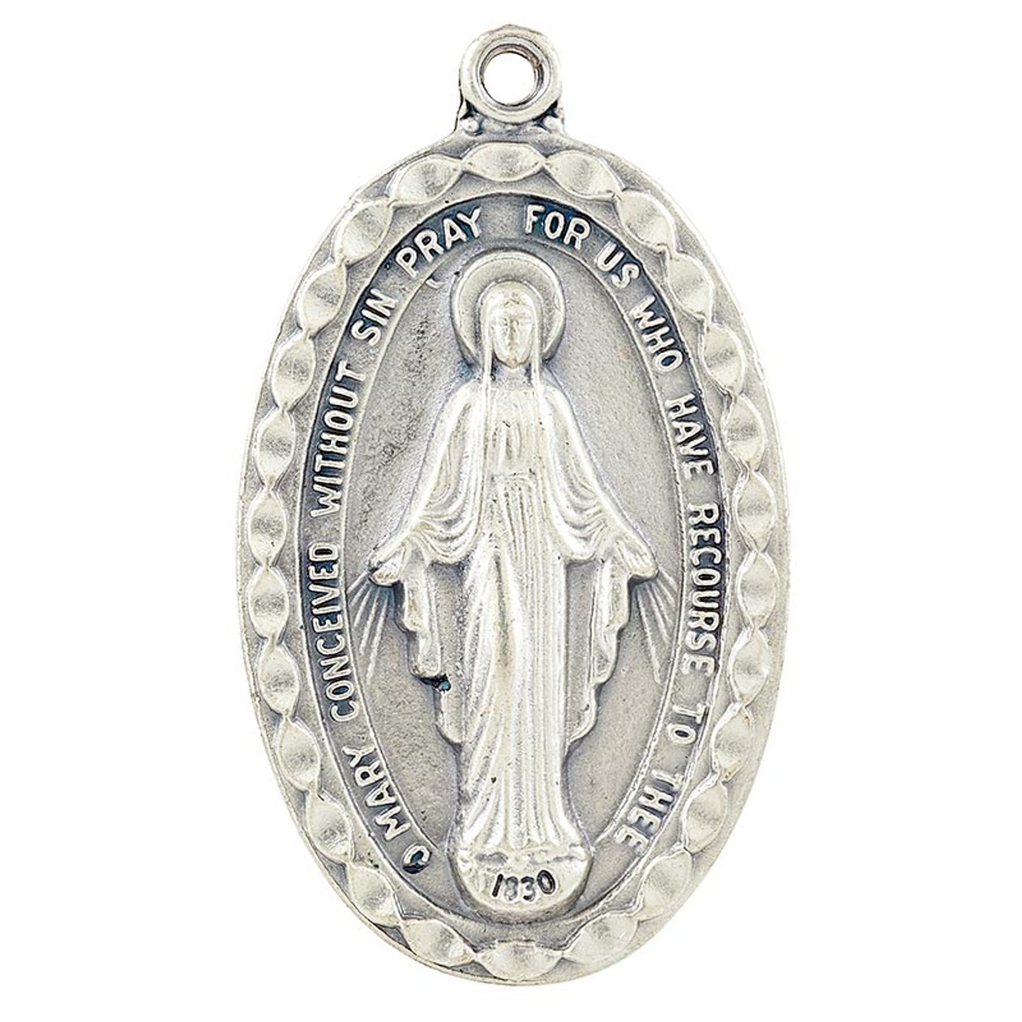 Heritage Miraculous Medal with 24" H Chain