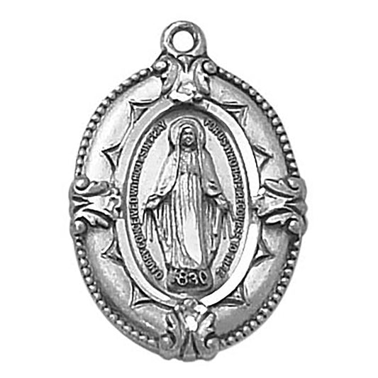 Sterling Silver Medal - Miraculous (SS3534)