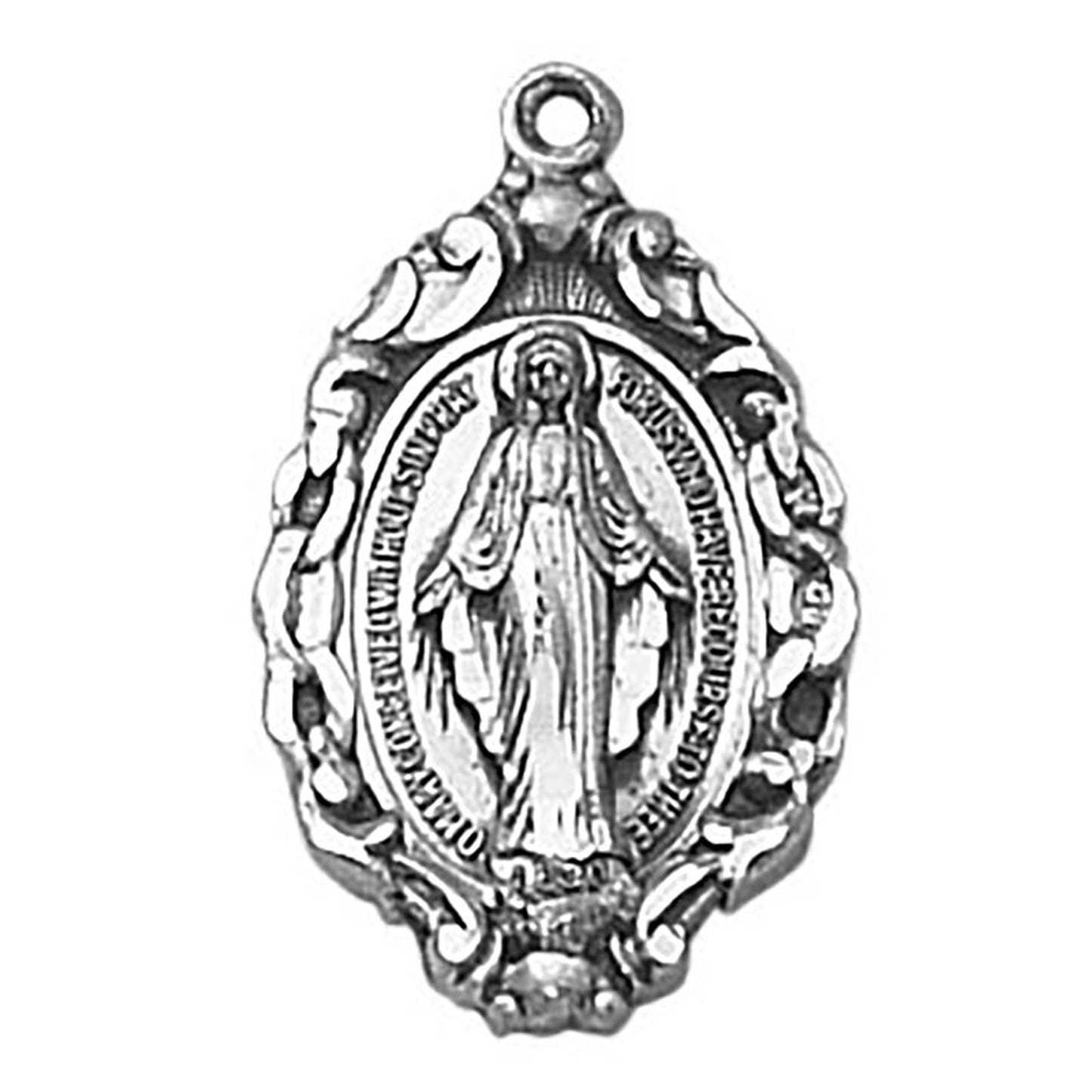 Sterling Silver Medal - Miraculous (SS3834)