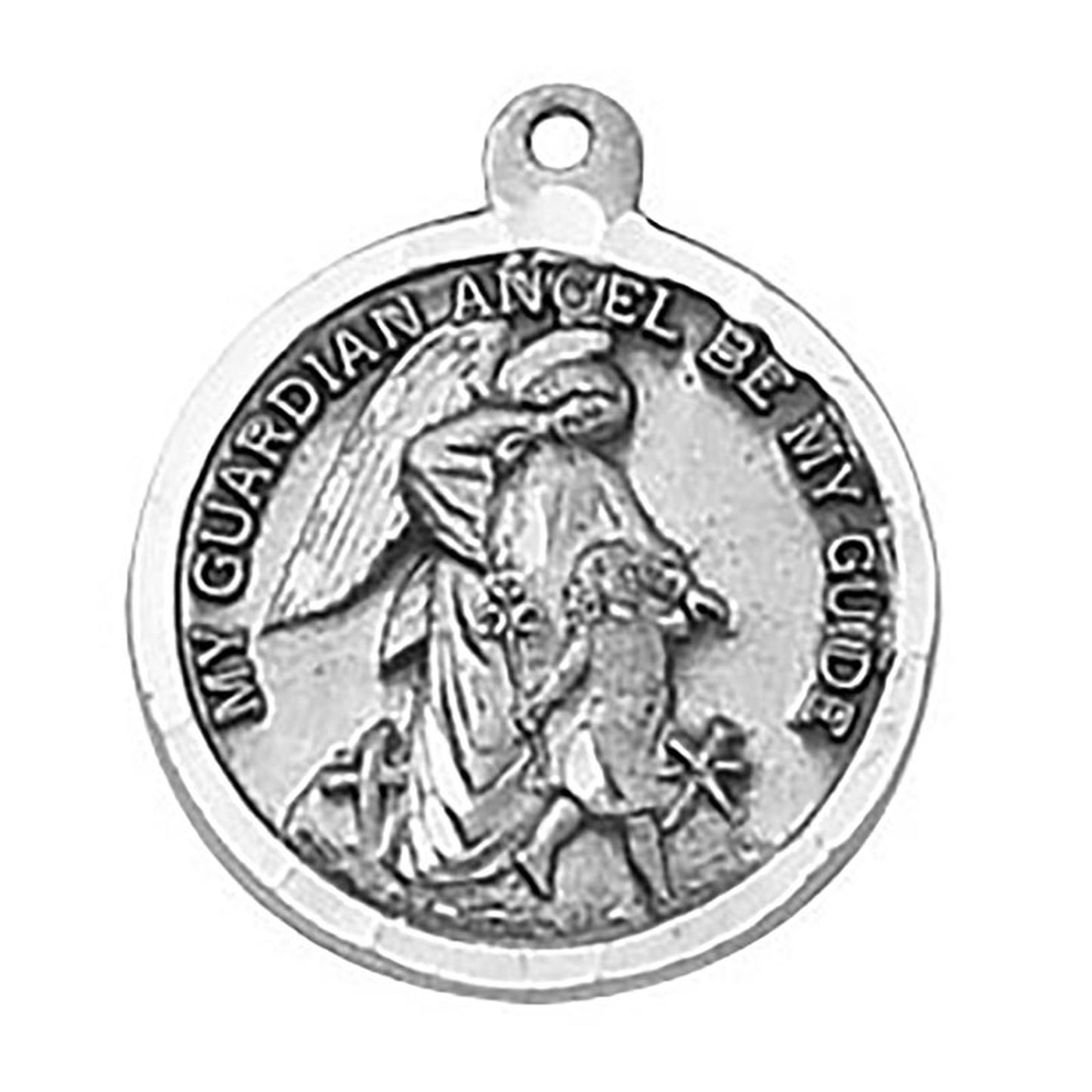 Sterling Silver Medal - Guardian Angel