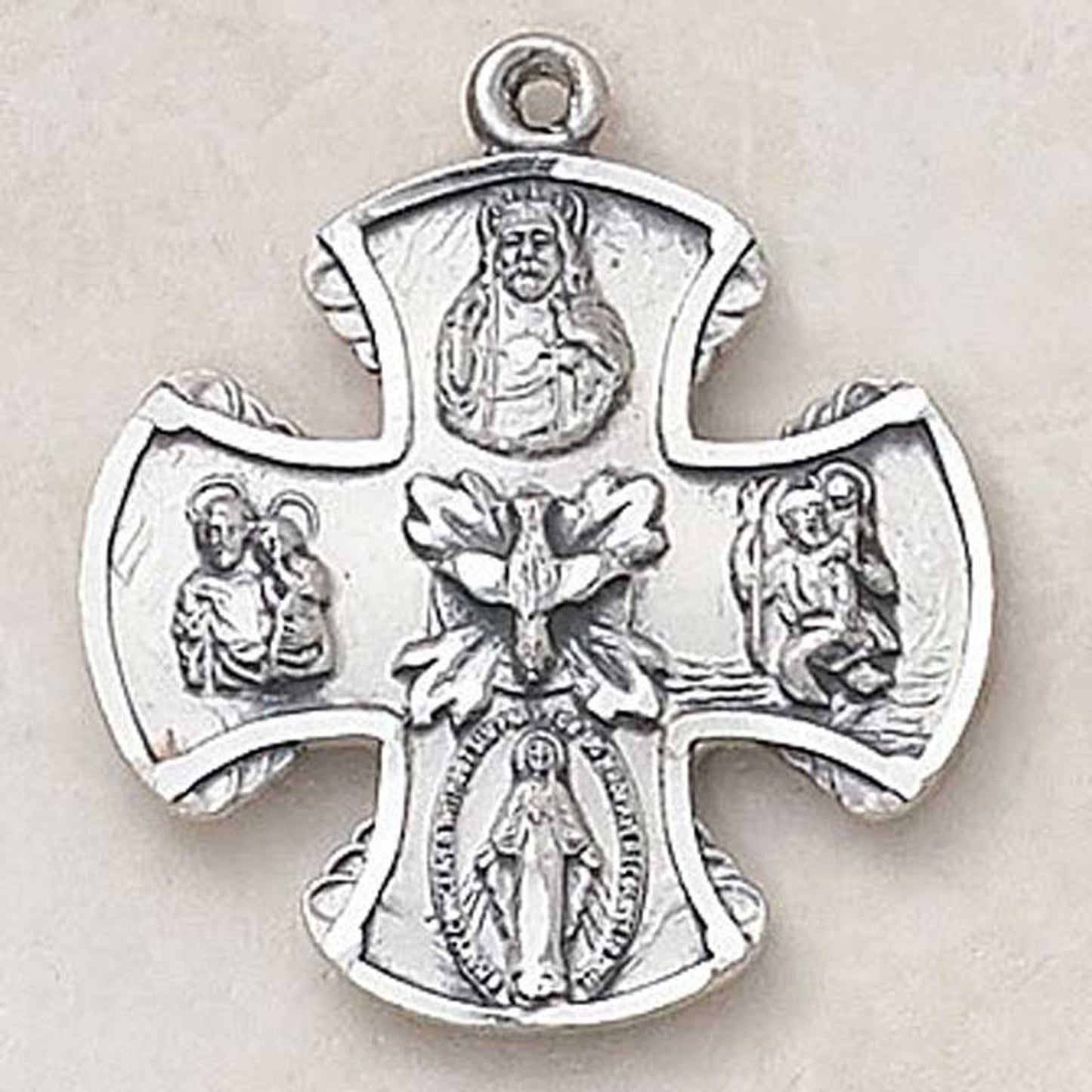 Sterling Four Way Medal (SS4444)