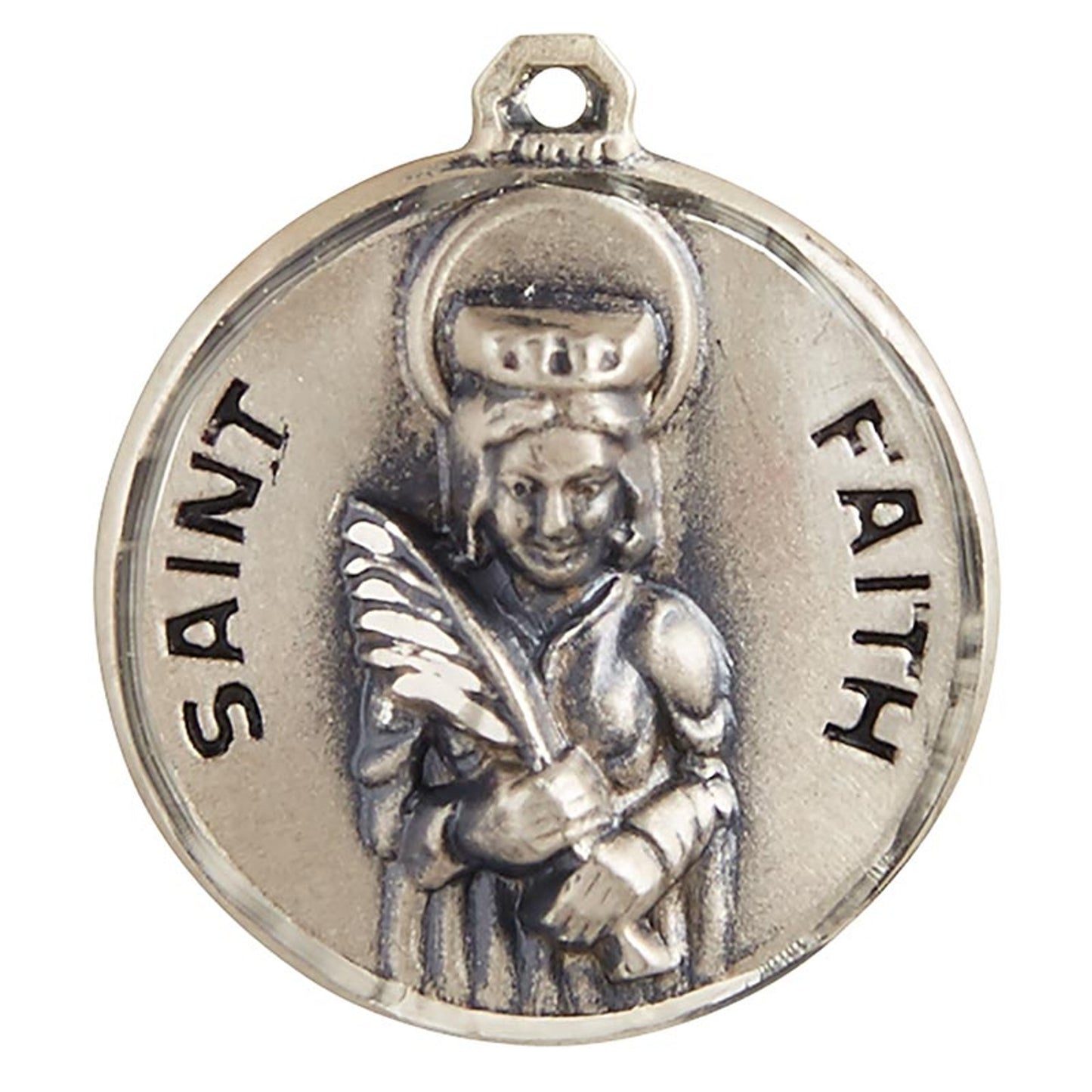 Sterling Silver Medal - Saint Faith