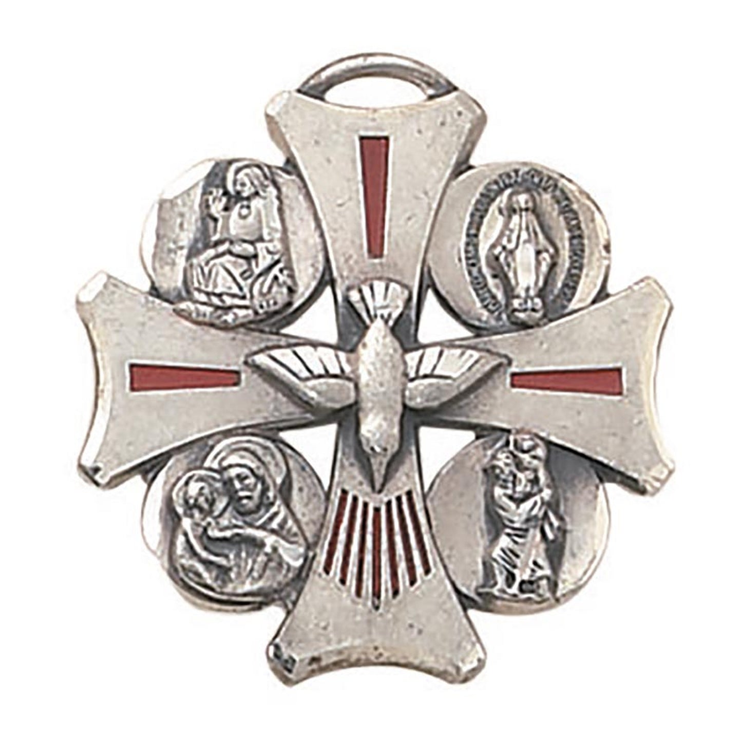 Sterling Silver Medal - Four Way Medal (SS9608)