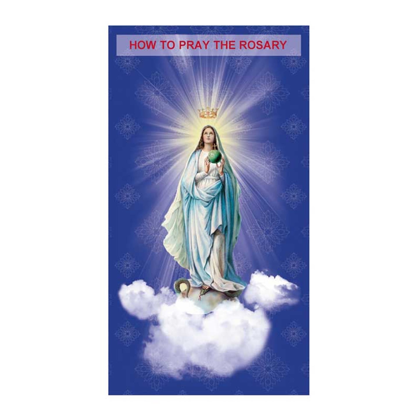 How to Pray the Rosary Trifold Pocket Prayer Card