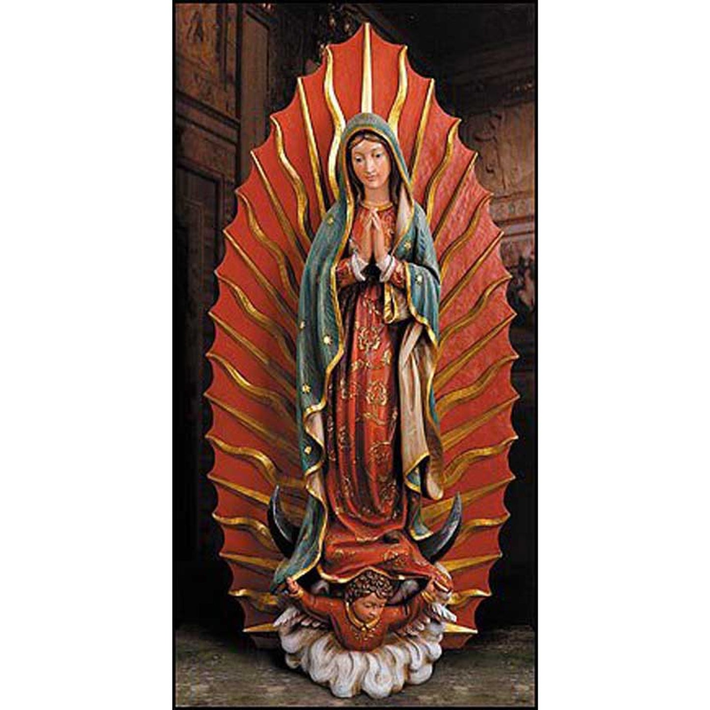 53" H Our Lady of Guadalupe Statue