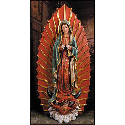 53" H Our Lady of Guadalupe Statue
