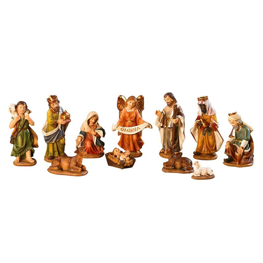 3.5" H 11-Piece Nativity Set