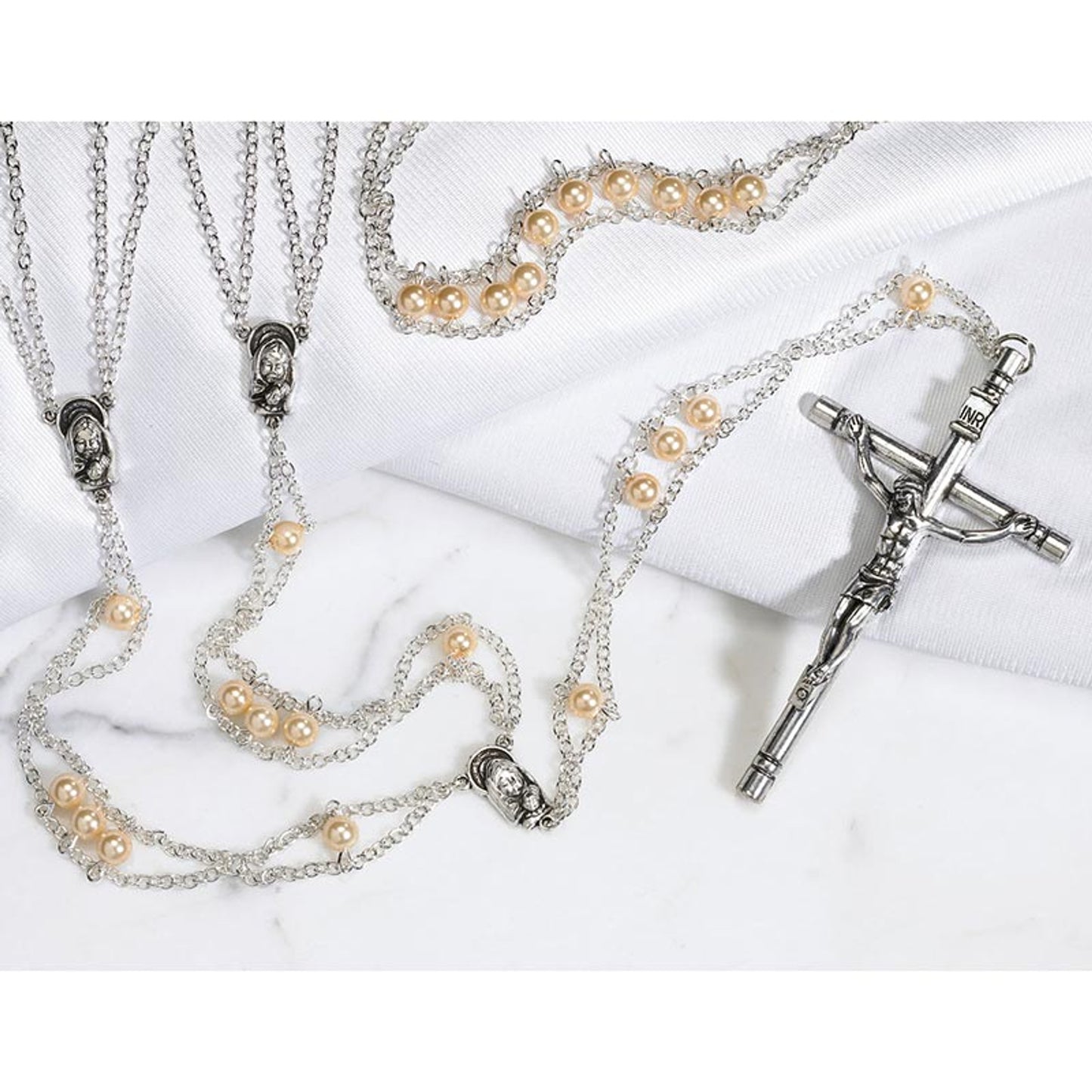 Mother of Pearl Ladder Lasso Rosary