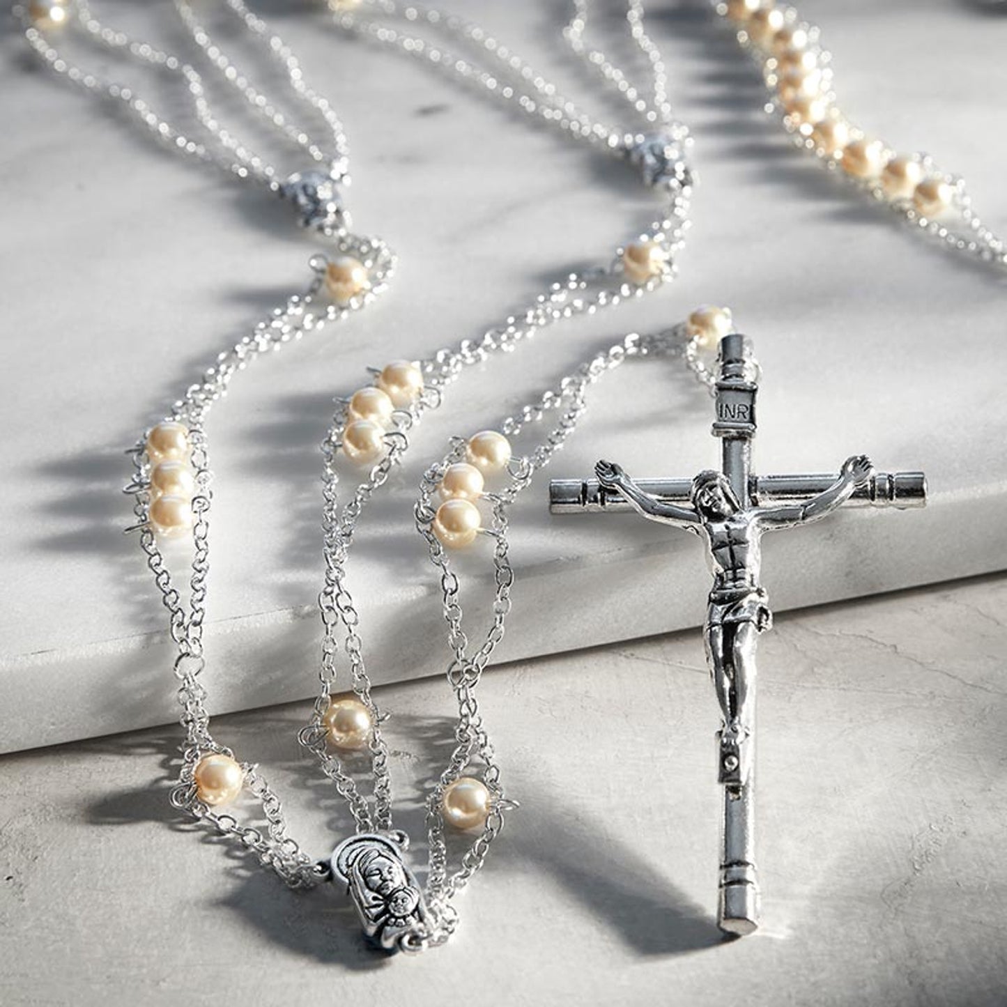 Mother of Pearl Ladder Lasso Rosary