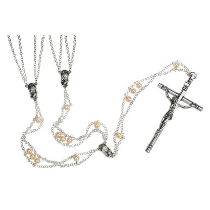 Mother of Pearl Ladder Lasso Rosary