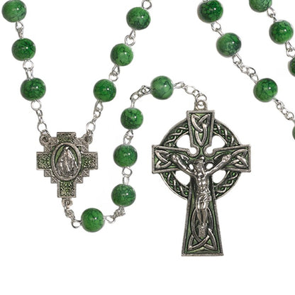 Irish 7mm Marble Rosary