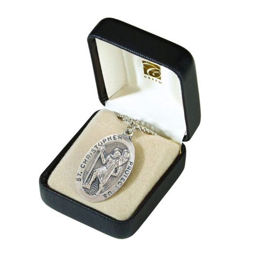 Saint Christopher Oval Medal (SO8747)