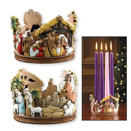 Nativity Advent Candleholder (VC680)
