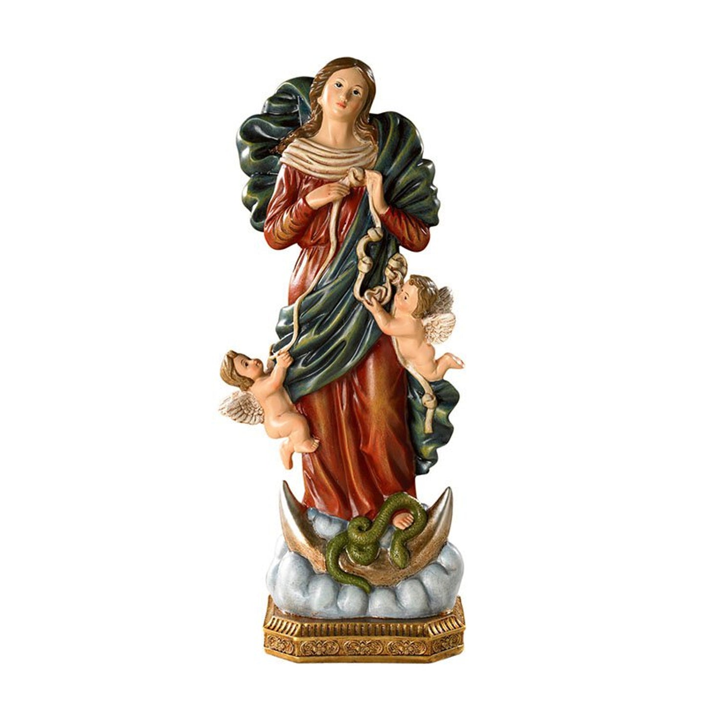12" H Mary, Untier of Knots Statue