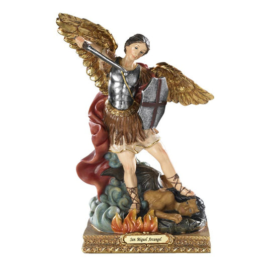 8" H Saint Michael Statue